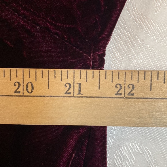 Bodil rich deep Burgundy Velvet Dress - Size Medium - Excellent Condition - Picture 7 of 7